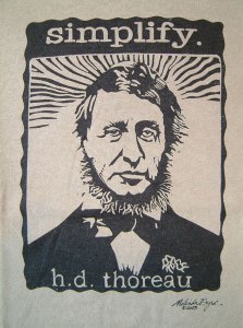 Henry David Thoreau, simplify, Walden Pond