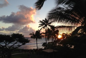 Kauai, sunset, relaxation,