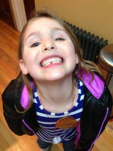 Sophie missing tooth