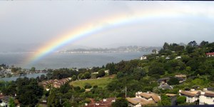 S.F. Bay Rainbow by Pamela S. Wight