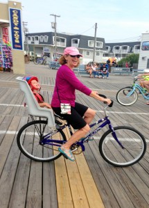 Biking on the OC, NJ Boardwalk.