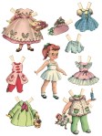 paper dolls, childhood, play