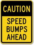 speed bumps, driving