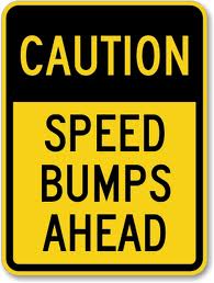 speed bumps, driving