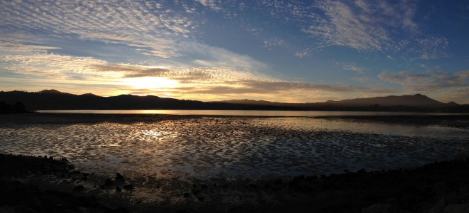 Richardson Bay, Marin County, sunset