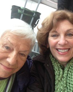 mother/daughter selfie