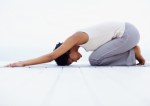 child's pose, yoga, relax