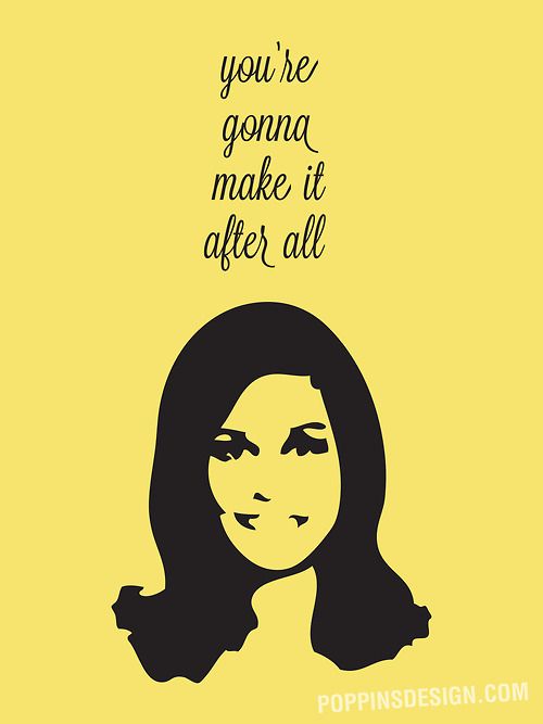 you're going to make it, feminism