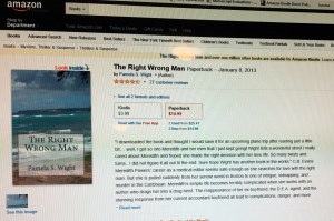 The Right Wrong Man, Amazon, Amazon book