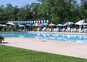 Brookside Swim Club, swimming meets