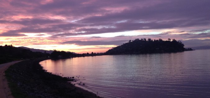 sunrise, Richardson Bay