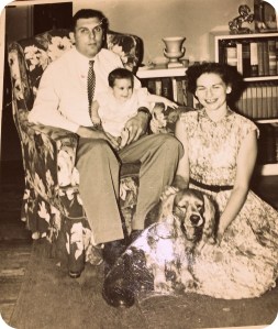 memories, photo album. 1950s family