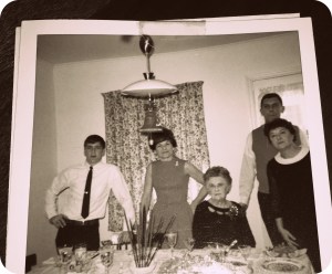 Thanksgiving, 1960s meal, 1960s Thanksgiving, photo album