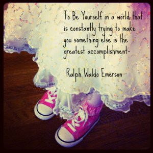 Ralph Waldo Emerson, be yourself