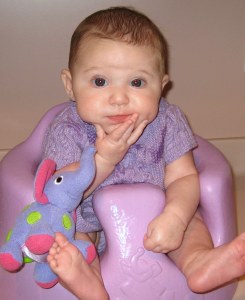 baby, the thinker, baby pose