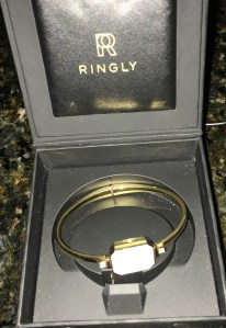 counting steps, walking, Ringly