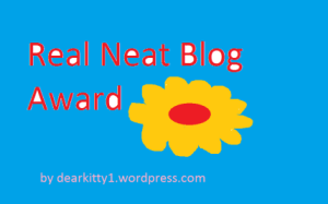 Real Neat Bog Award, blogging