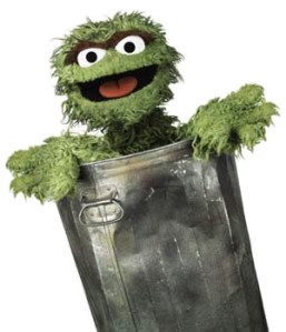 Oscar the Grouch, pessimist, blog story