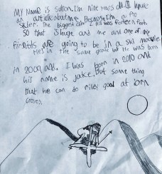 children's books, children writing