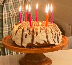 birthday, blowing out candles, cake