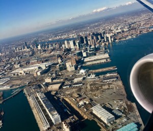 flying, Boston, in the air