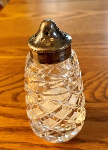 salt behind your shoulder, superstition, salt shaker