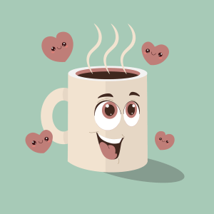 coffee, for the love of coffee, magical realism, romance, https://pixabay.com/vectors/coffee-mug-tea-chocolate-cartoon-6918354/souandresantana