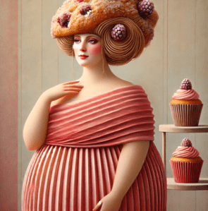 dress for wedding, raspberry muffin dress, Copilot AI